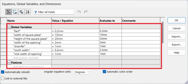 putting equations